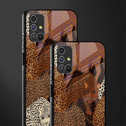 brown beasts glass case for samsung galaxy m51 image-2