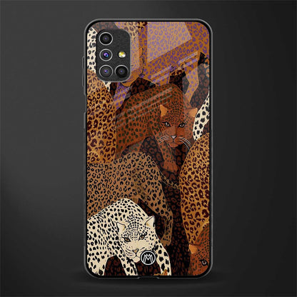 brown beasts glass case for samsung galaxy m31s image