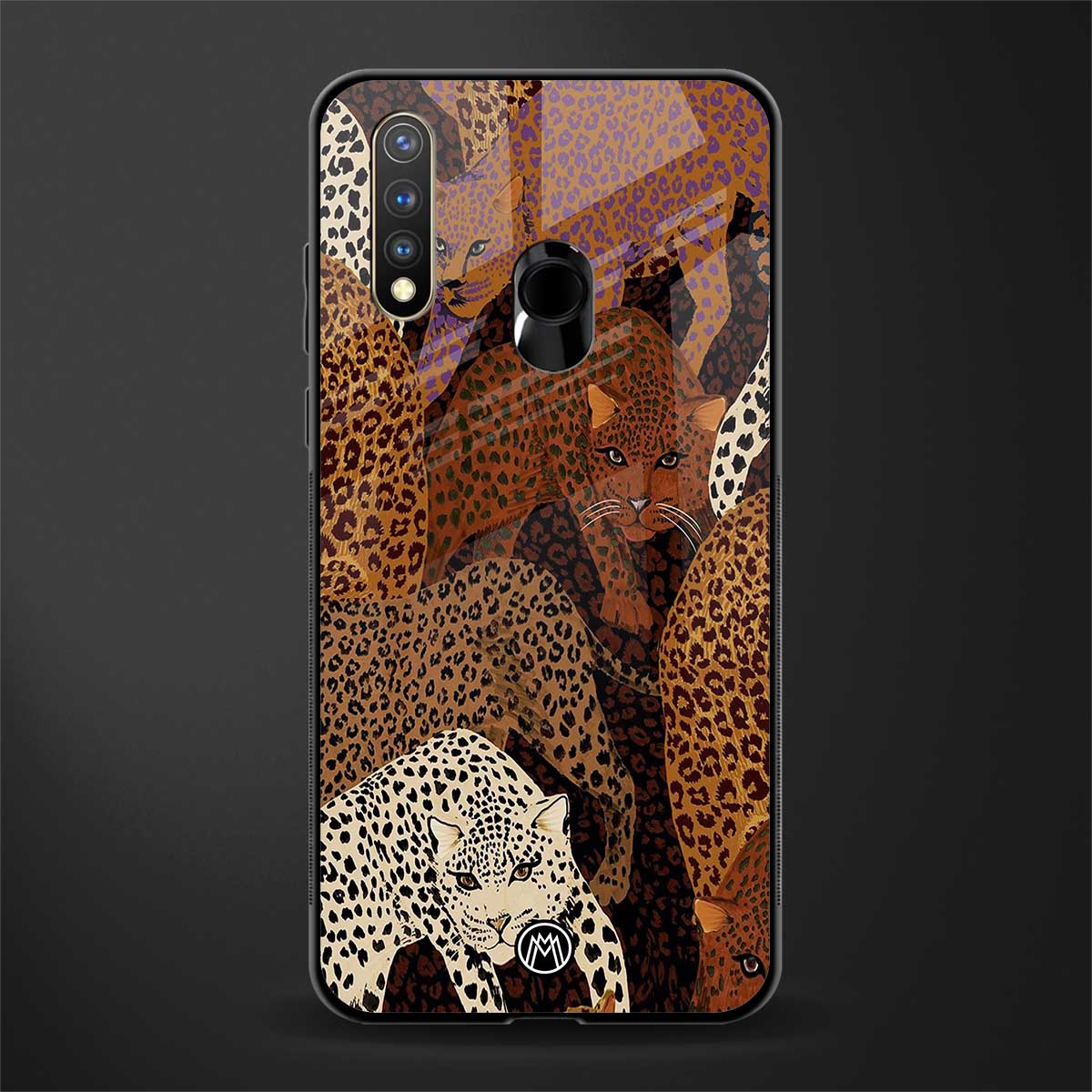 brown beasts glass case for vivo y19 image