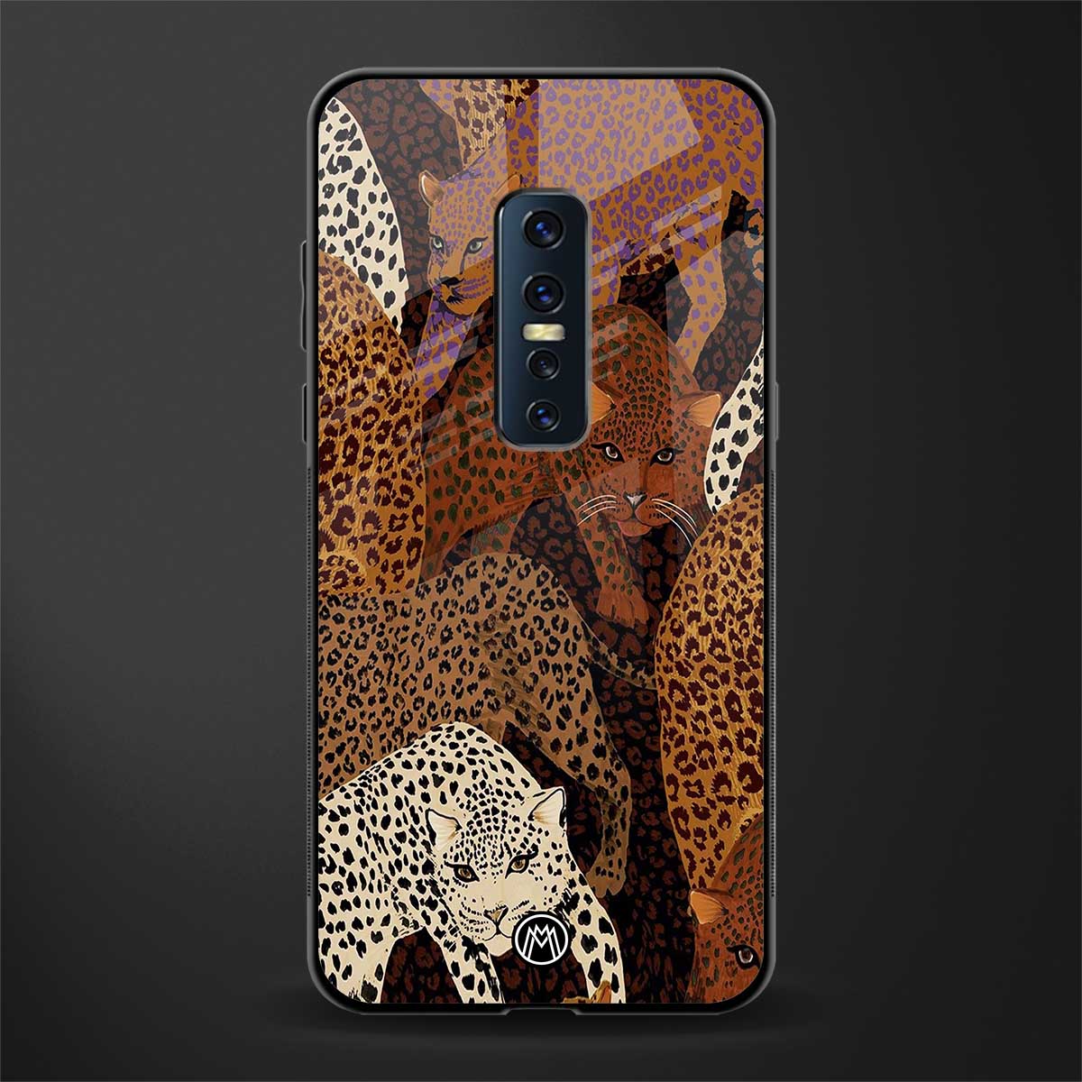 brown beasts glass case for vivo v17 pro image