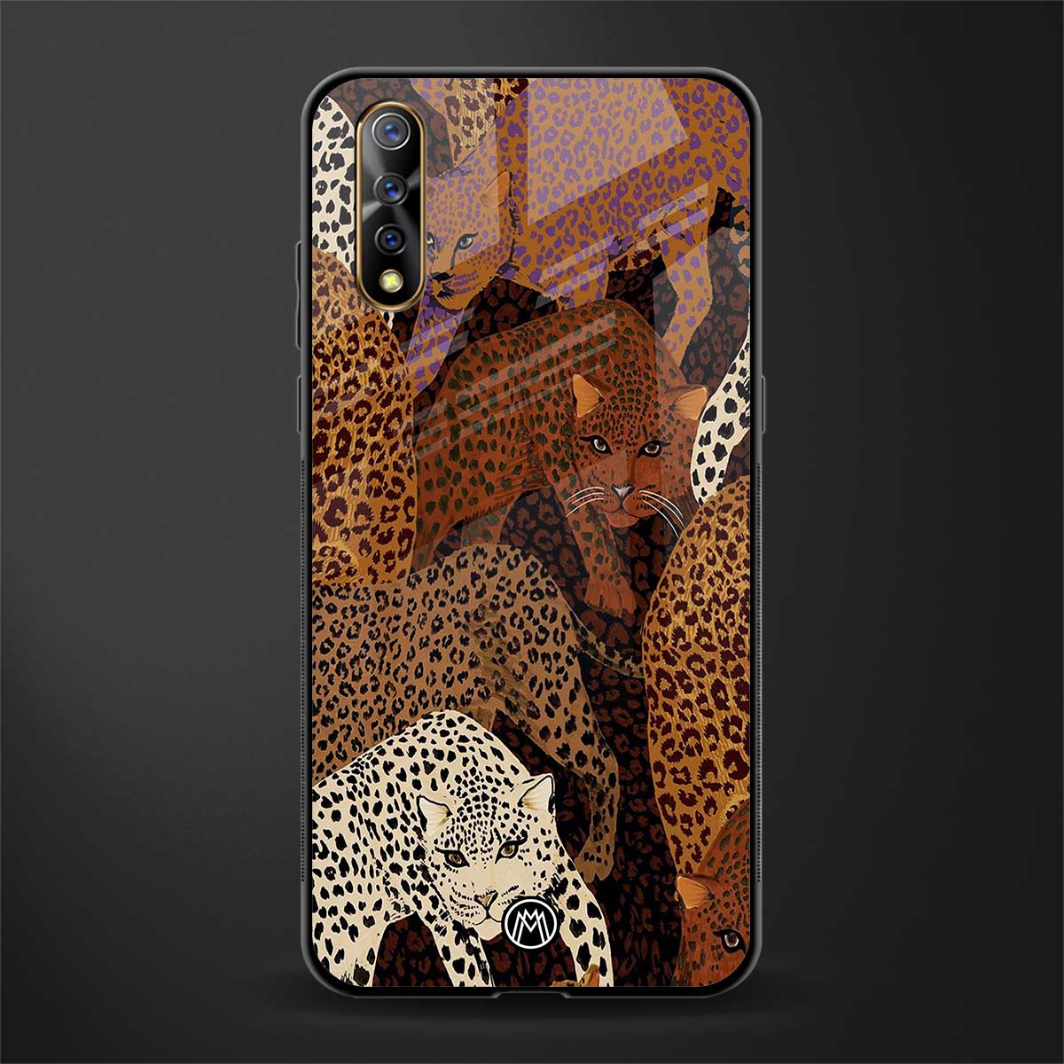 brown beasts glass case for vivo s1 image