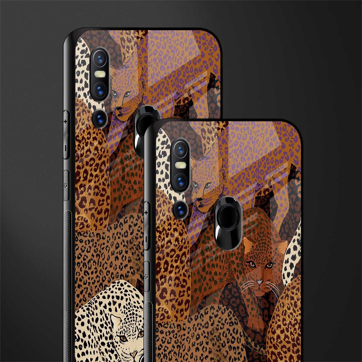 brown beasts glass case for vivo v15 image-2