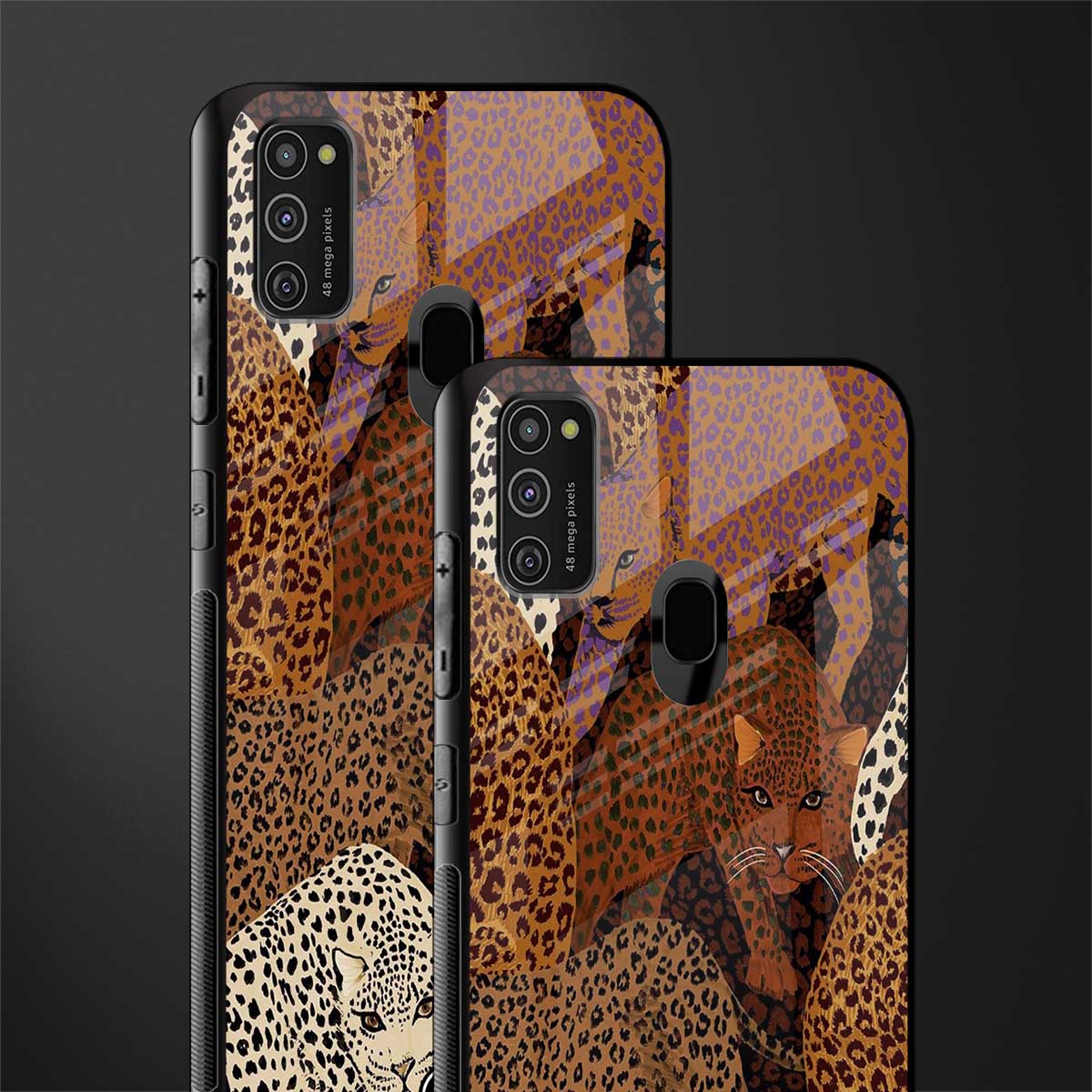 brown beasts glass case for samsung galaxy m21 image-2