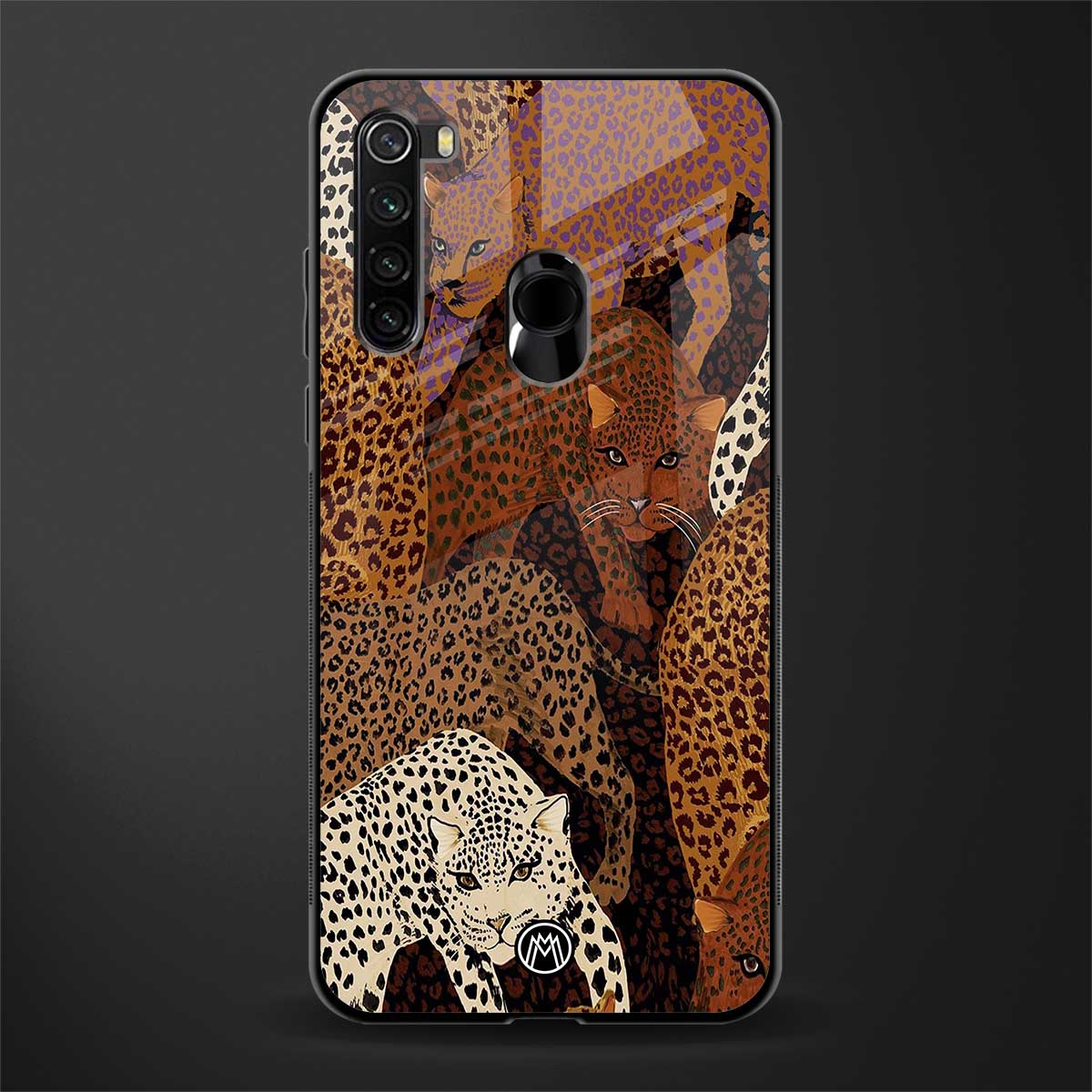 brown beasts glass case for redmi note 8 image