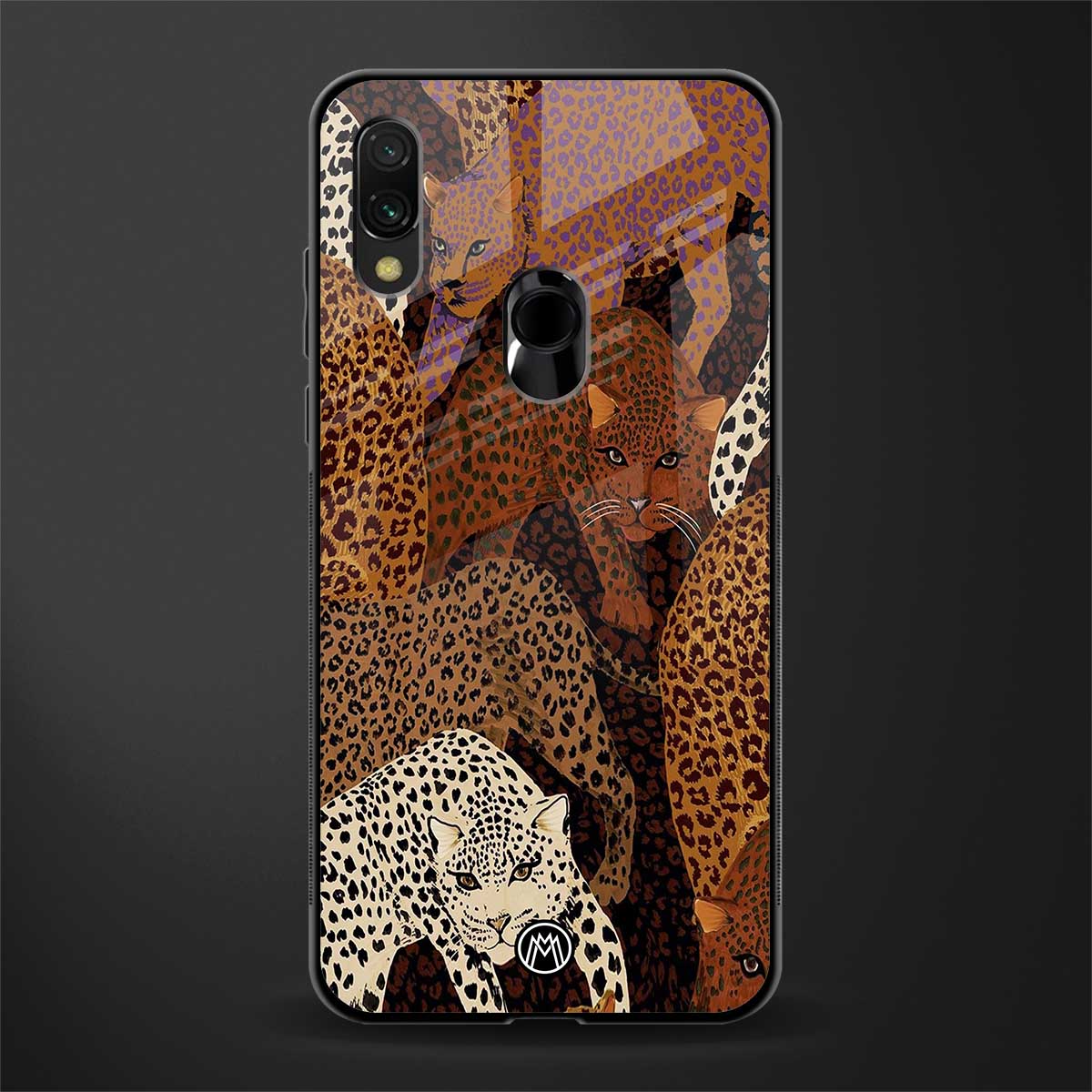 brown beasts glass case for redmi 7redmi y3 image