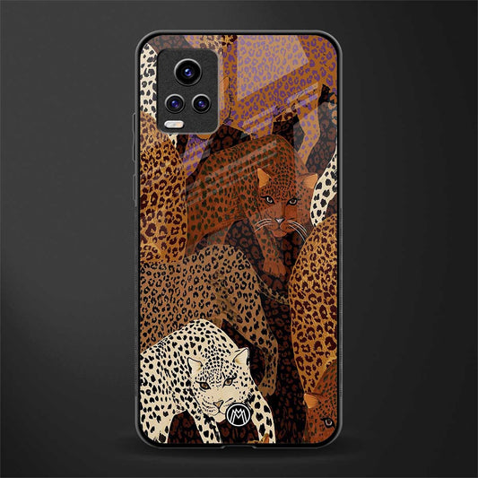 brown beasts back phone cover | glass case for vivo y73