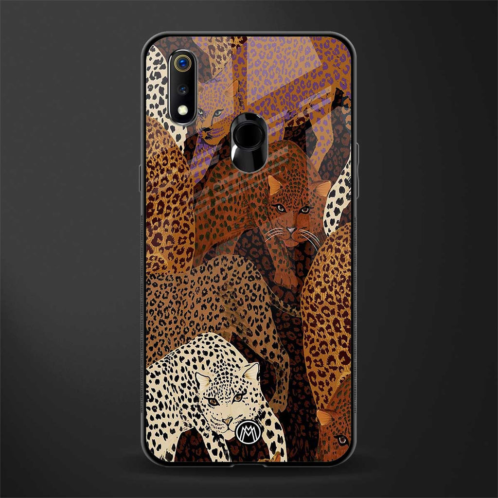 brown beasts glass case for realme 3 pro image
