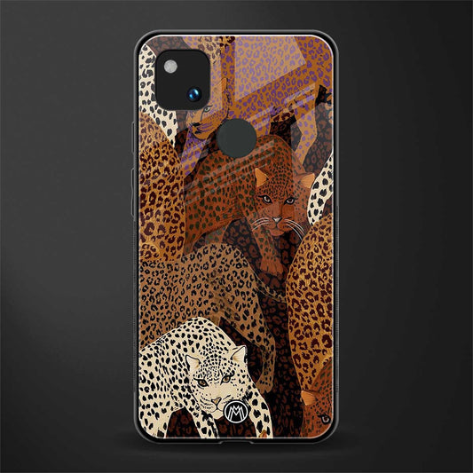 brown beasts back phone cover | glass case for google pixel 4a 4g