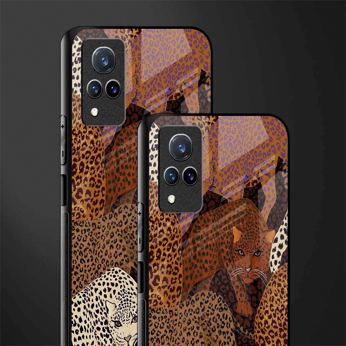 brown beasts glass case for vivo v21 5g image-2