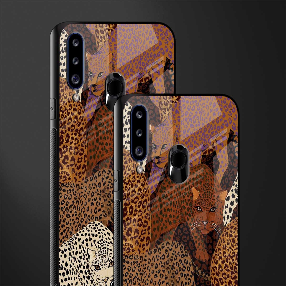 brown beasts glass case for samsung galaxy a20s image-2