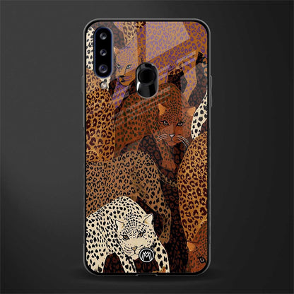 brown beasts glass case for samsung galaxy a20s image