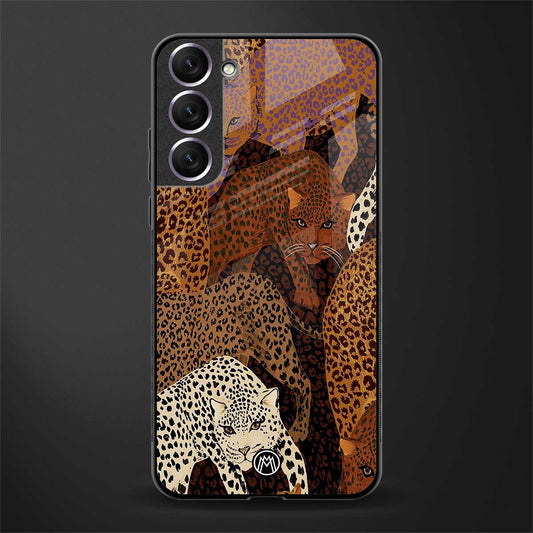 brown beasts glass case for samsung galaxy s21 plus image