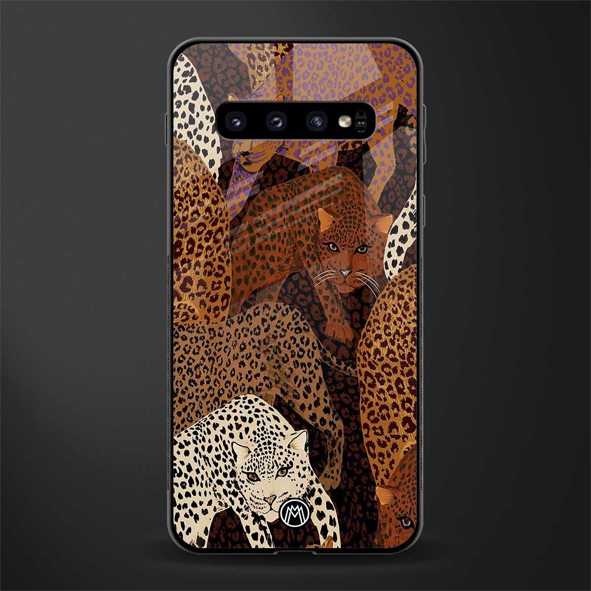 brown beasts glass case for samsung galaxy s10 image