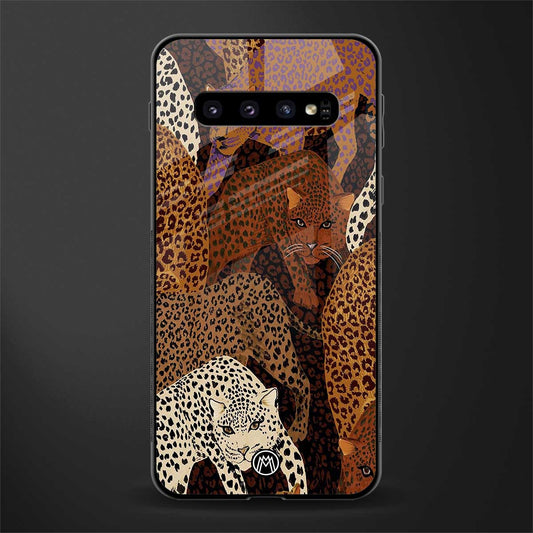 brown beasts glass case for samsung galaxy s10 image