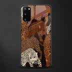 brown beasts glass case for samsung galaxy s20 image