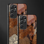 brown beasts glass case for samsung galaxy s21 ultra image-2