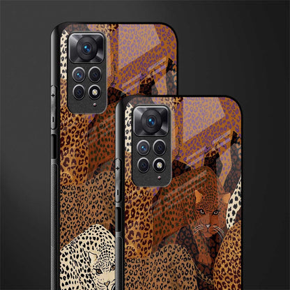 brown beasts glass case for redmi note 11 pro image-2
