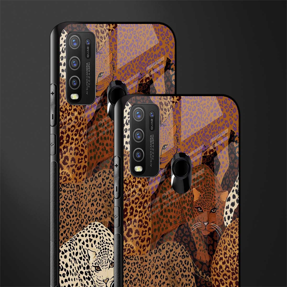 brown beasts glass case for vivo y30 image-2