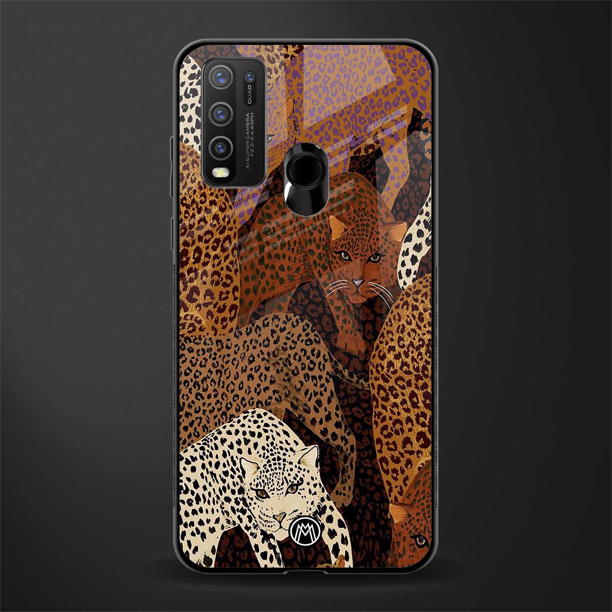 brown beasts glass case for vivo y30 image