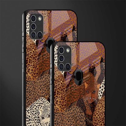 brown beasts glass case for samsung galaxy a21s image-2