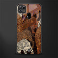 brown beasts glass case for oppo a15 image