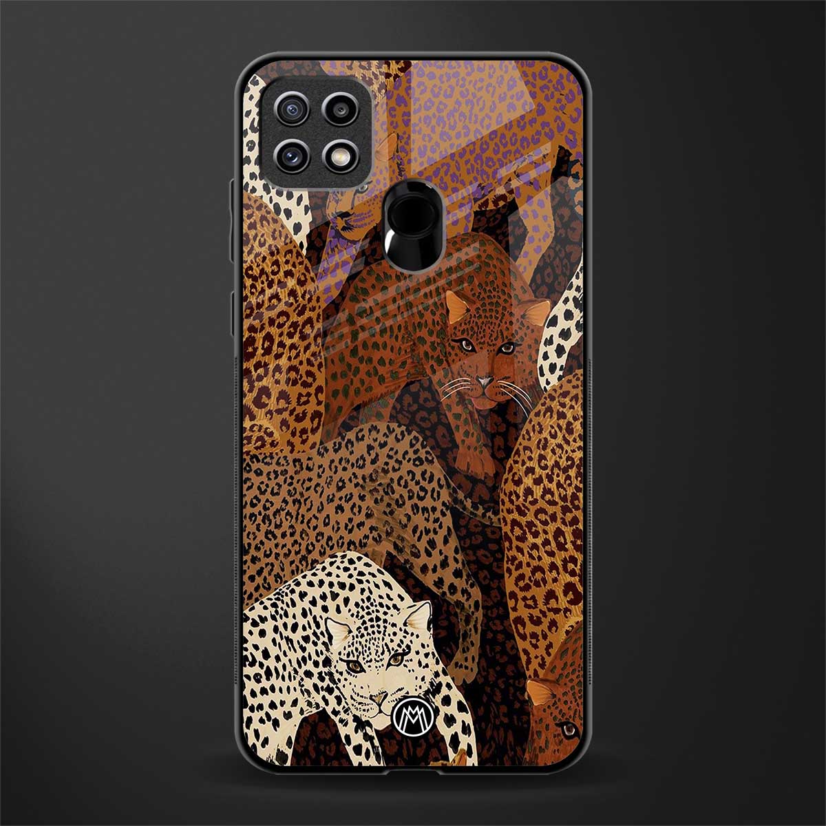 brown beasts glass case for oppo a15 image