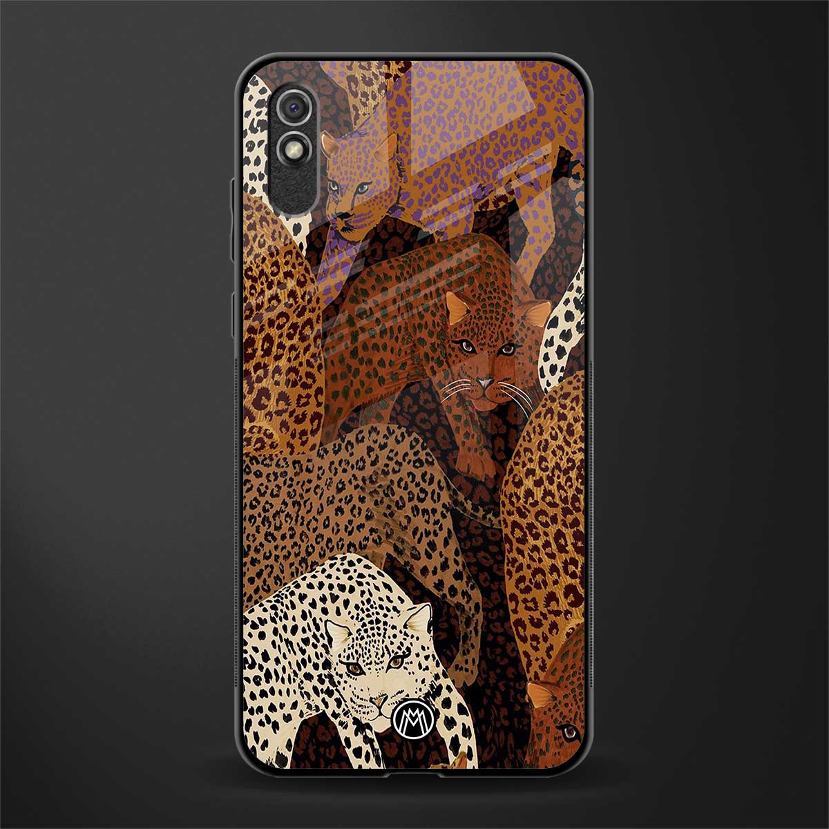 brown beasts glass case for redmi 9i image