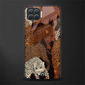 brown beasts glass case for oppo f17 image