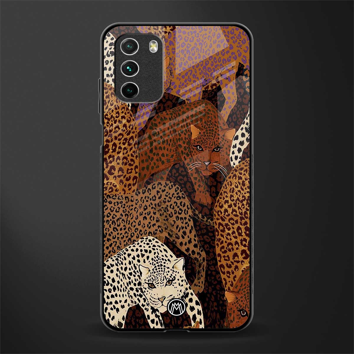 brown beasts glass case for poco m3 image