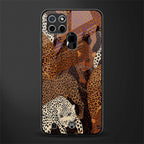 brown beasts glass case for realme c21 image