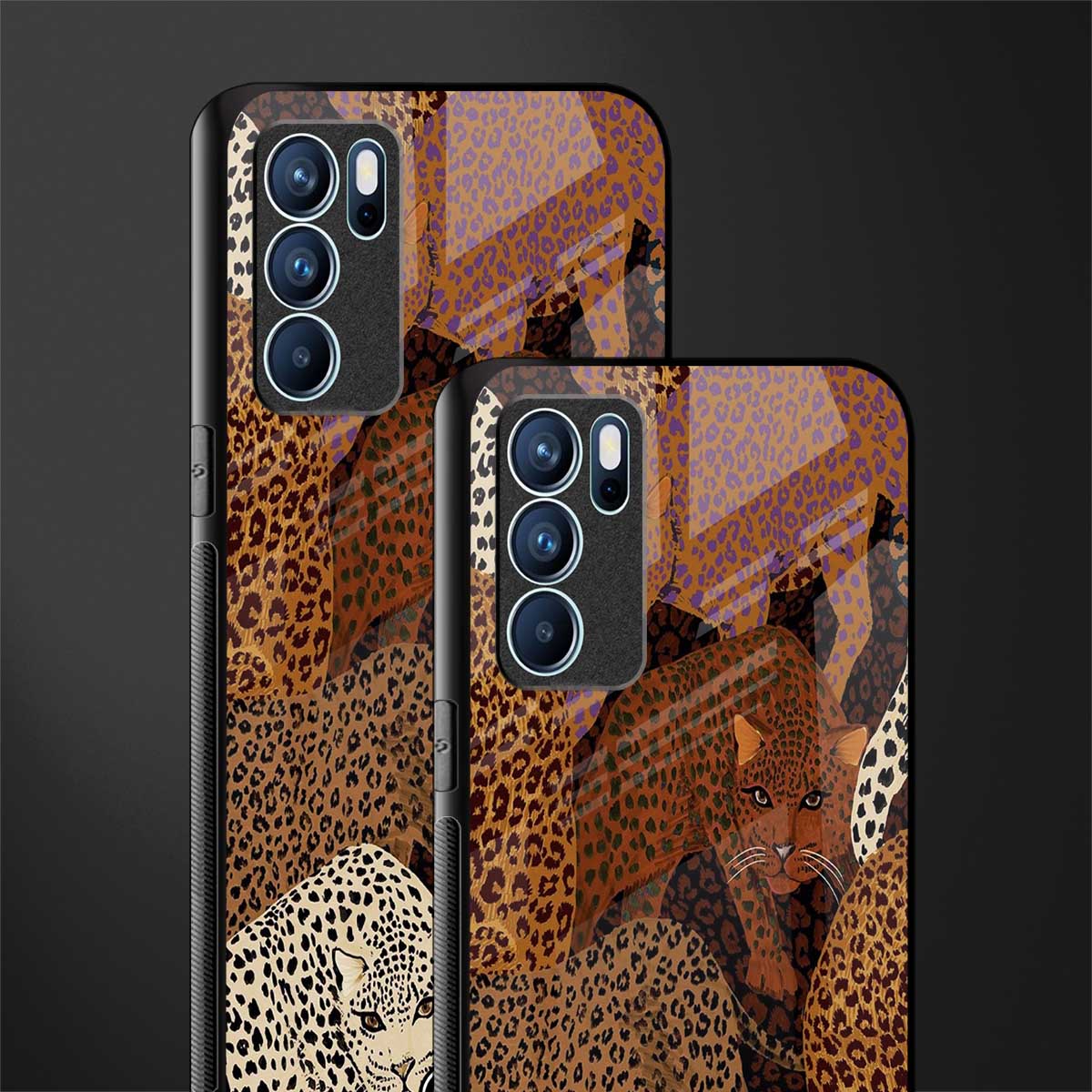 brown beasts glass case for oppo reno6 pro 5g image-2