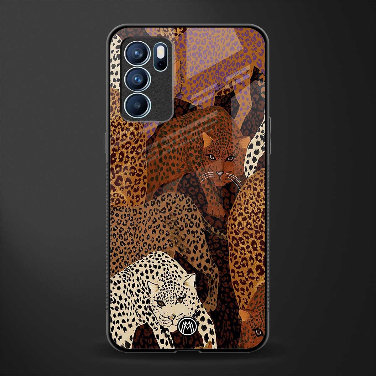 brown beasts glass case for oppo reno6 pro 5g image