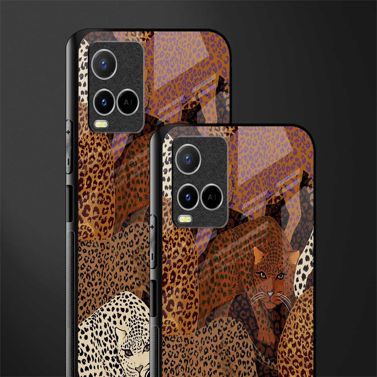brown beasts glass case for vivo y21t image-2