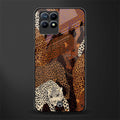 brown beasts glass case for realme 8i image