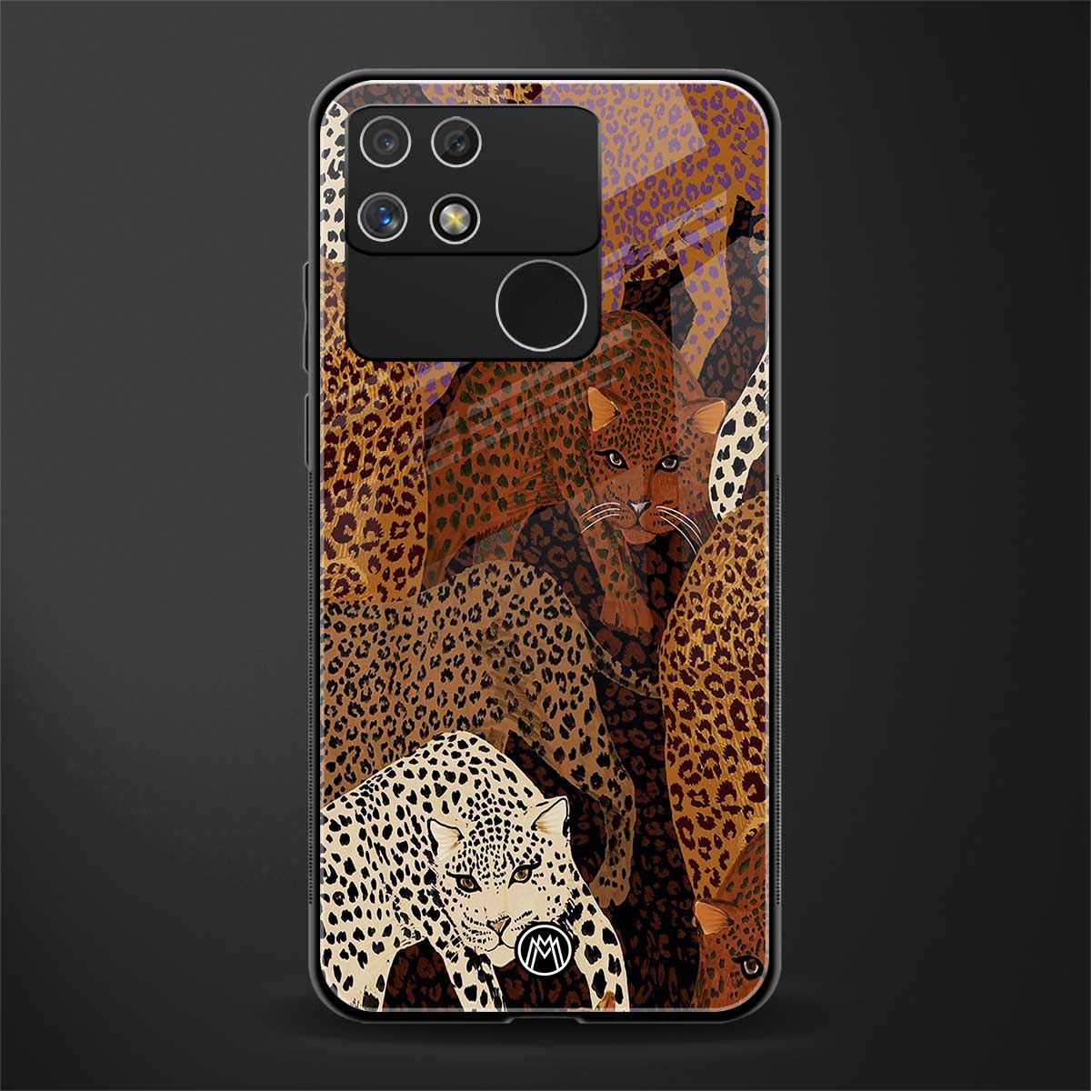 brown beasts back phone cover | glass case for realme narzo 50a