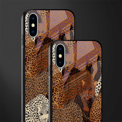 brown beasts glass case for iphone xs image-2