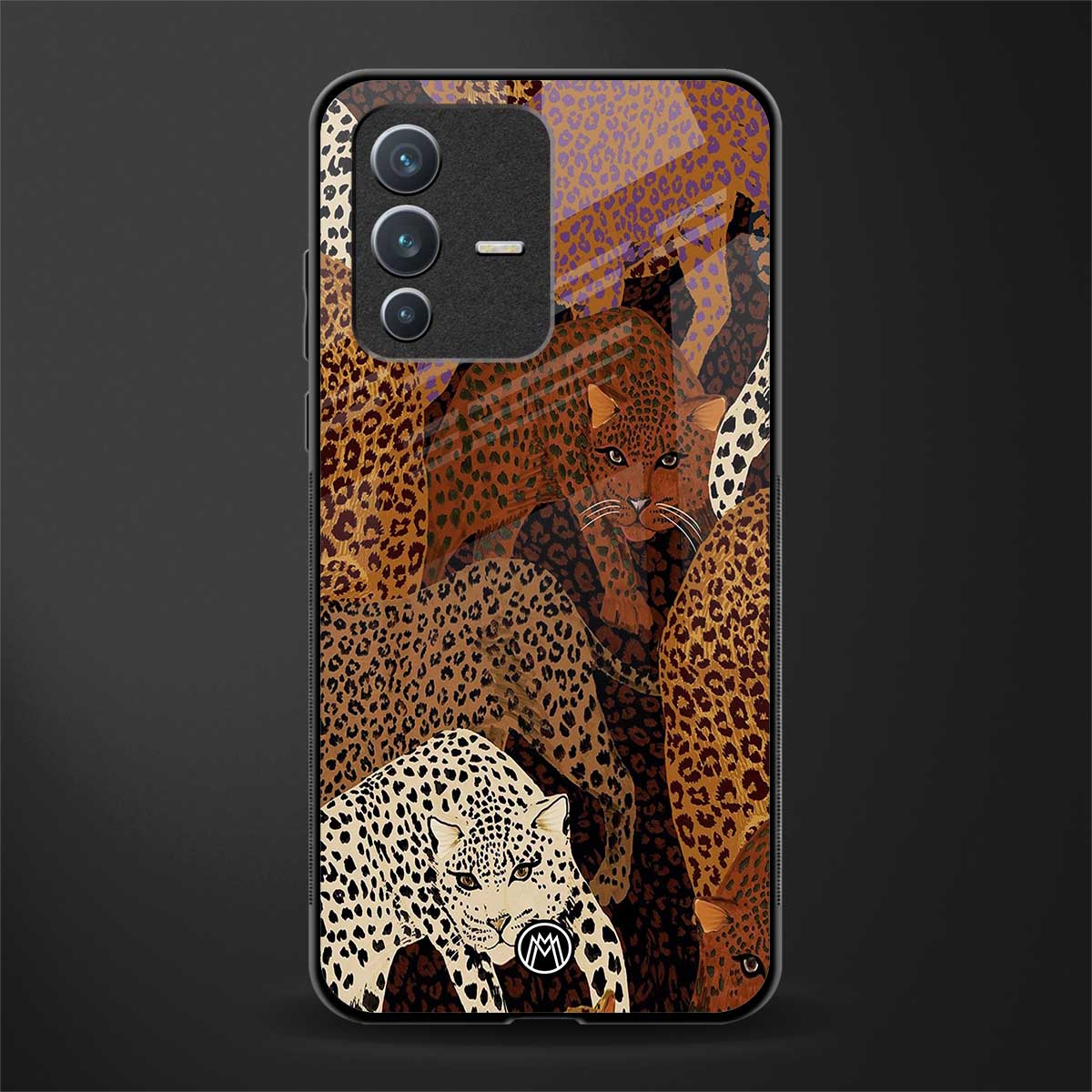 brown beasts glass case for vivo v23 5g image