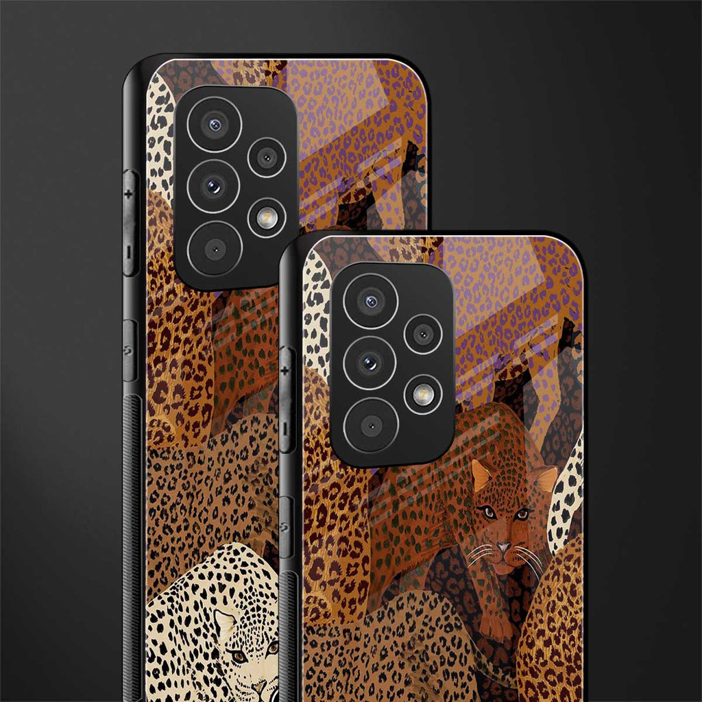 brown beasts back phone cover | glass case for samsung galaxy a73 5g