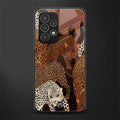 brown beasts back phone cover | glass case for samsung galaxy a73 5g