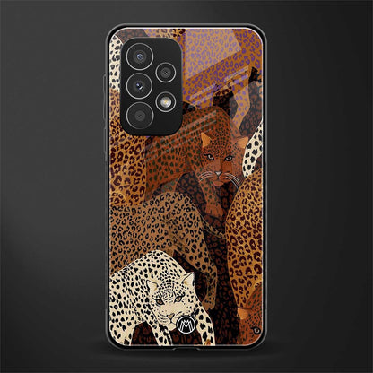 brown beasts back phone cover | glass case for samsung galaxy a73 5g
