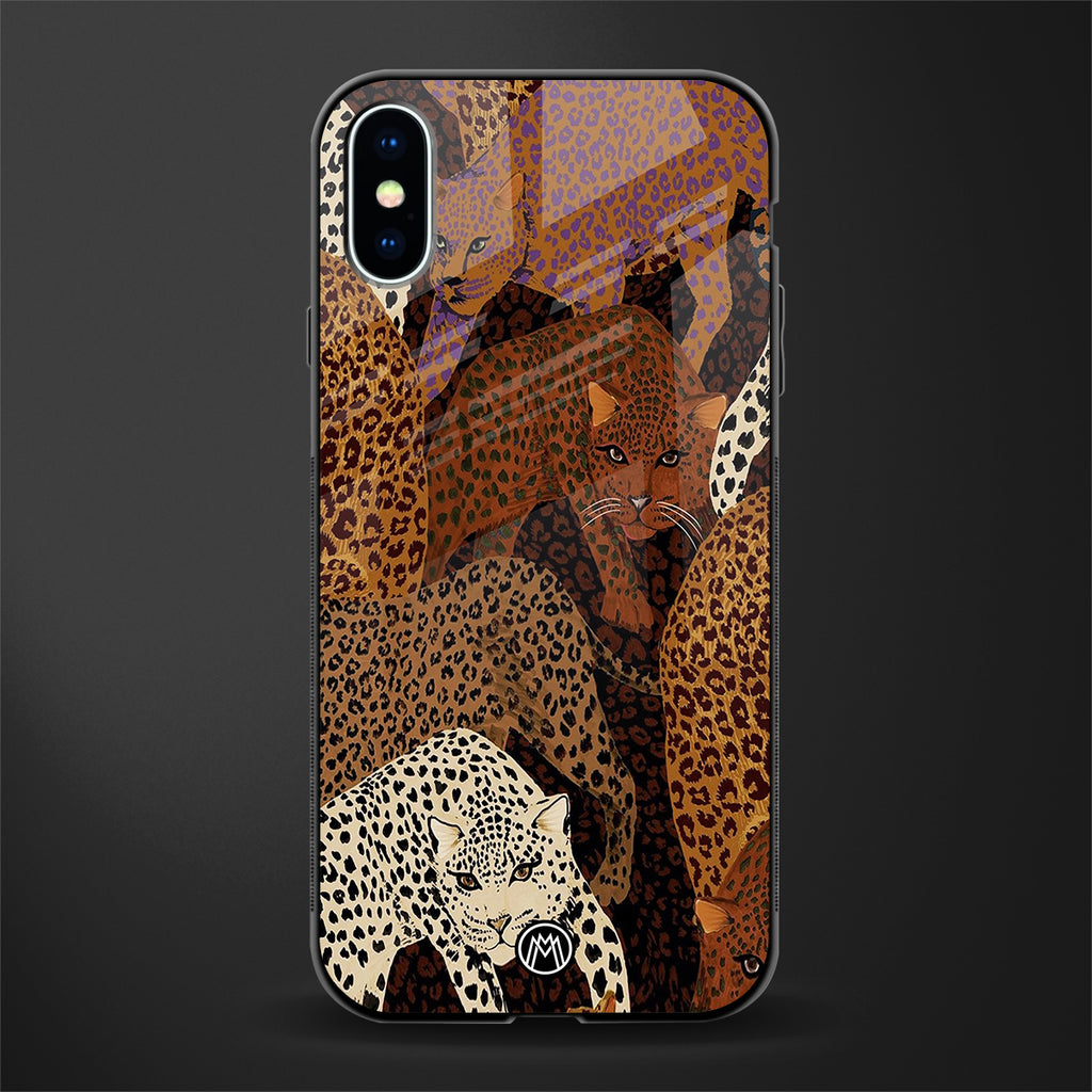brown beasts glass case for iphone x image