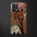 brown beasts back phone cover | glass case for oppo f21 pro 4g