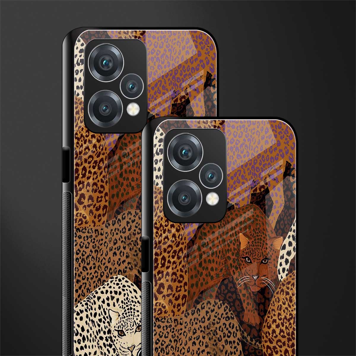 brown beasts back phone cover | glass case for oneplus nord ce 2 lite 5g