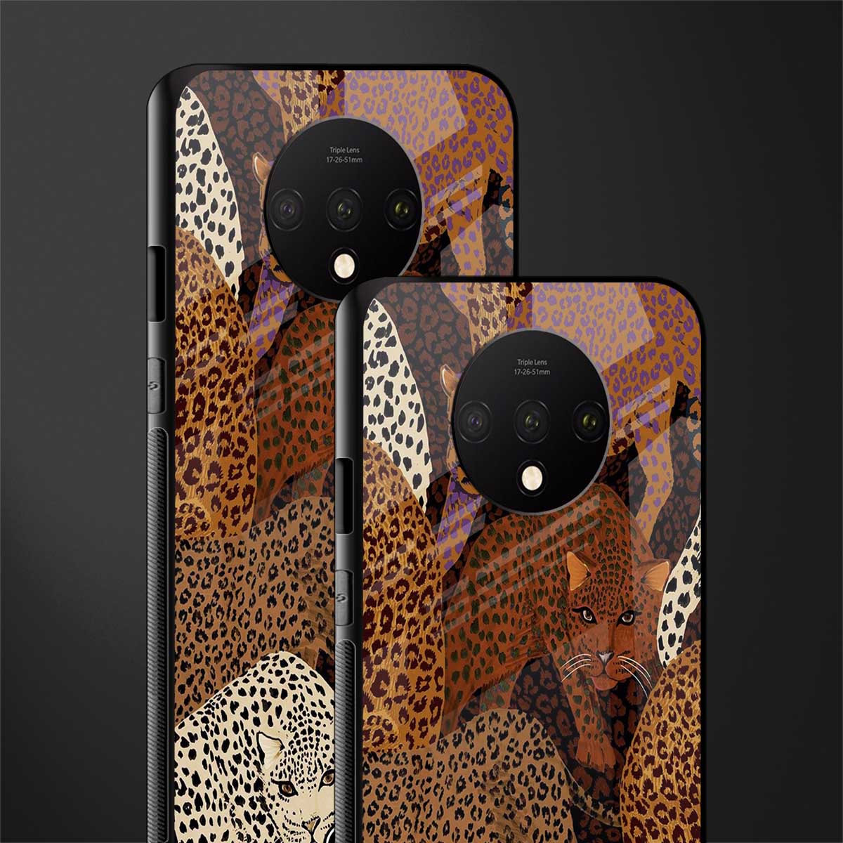 brown beasts glass case for oneplus 7t image-2