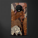 brown beasts glass case for oneplus 7t image