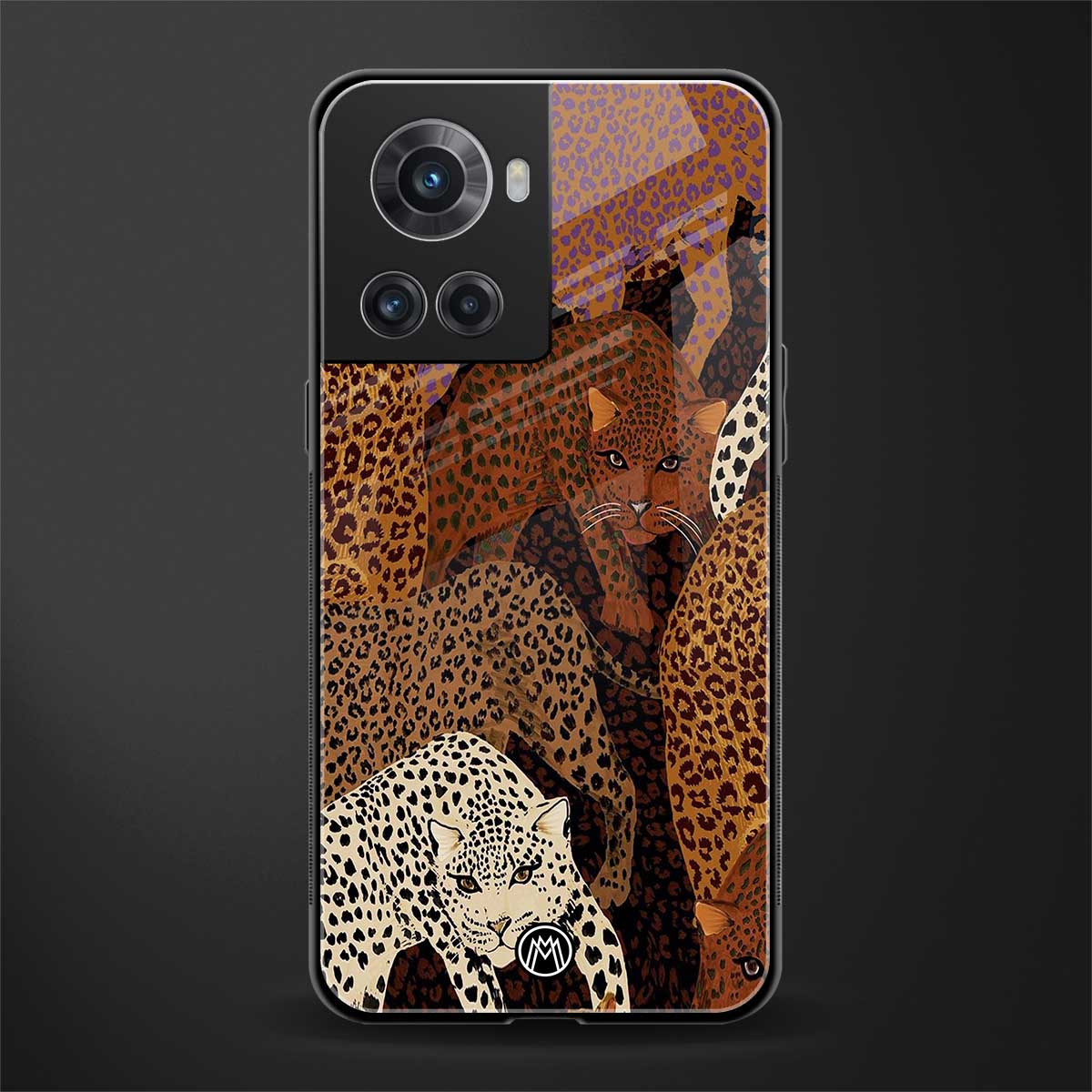 brown beasts back phone cover | glass case for oneplus 10r 5g