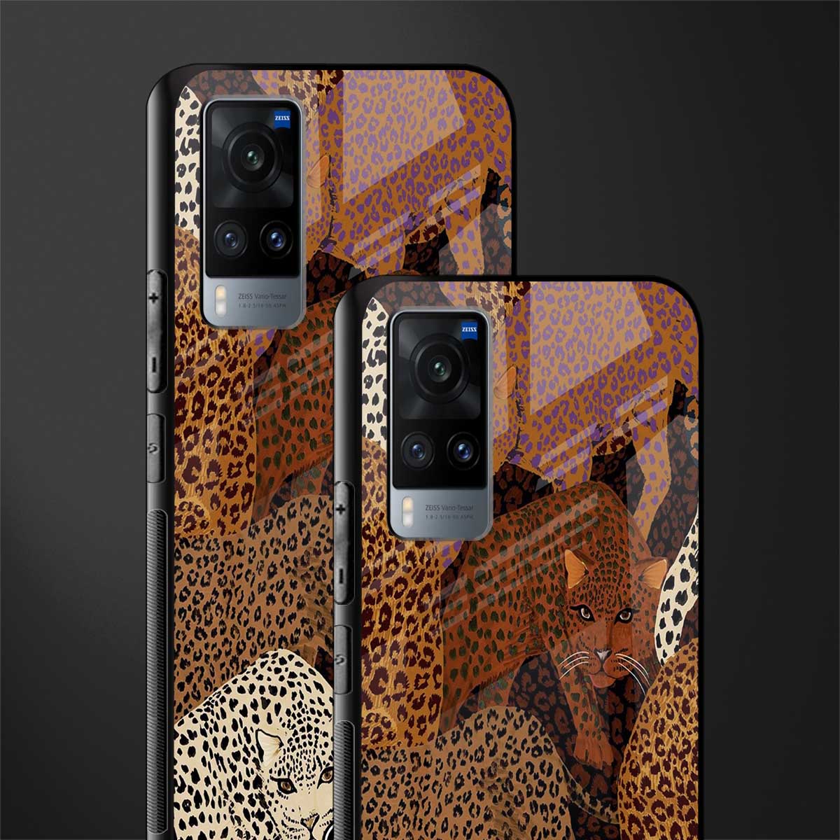 brown beasts glass case for vivo x60 image-2