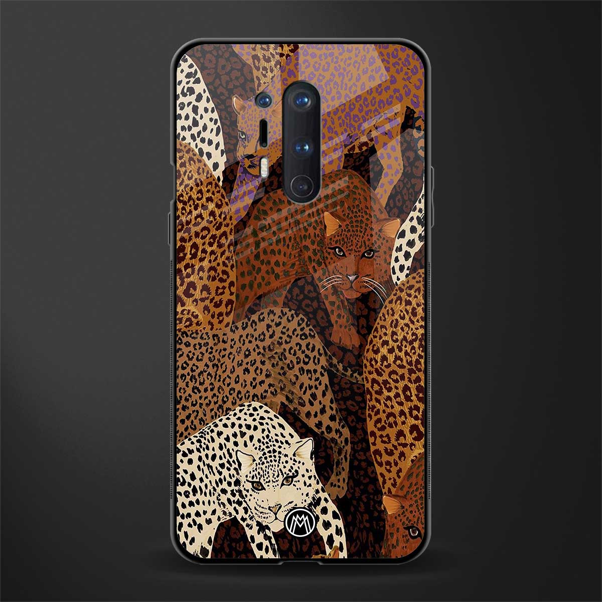 brown beasts glass case for oneplus 8 pro image