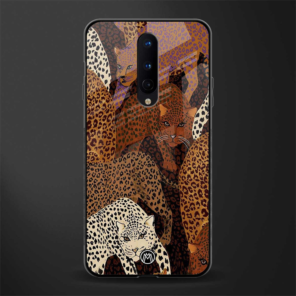 brown beasts glass case for oneplus 8 image