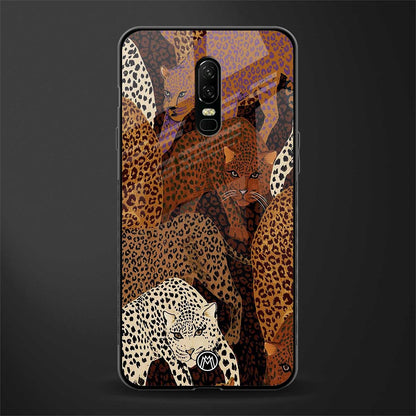 brown beasts glass case for oneplus 6 image